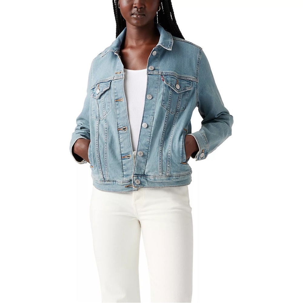 Levi's Women’s Original Trucker Jacket - Light Blue, Medium